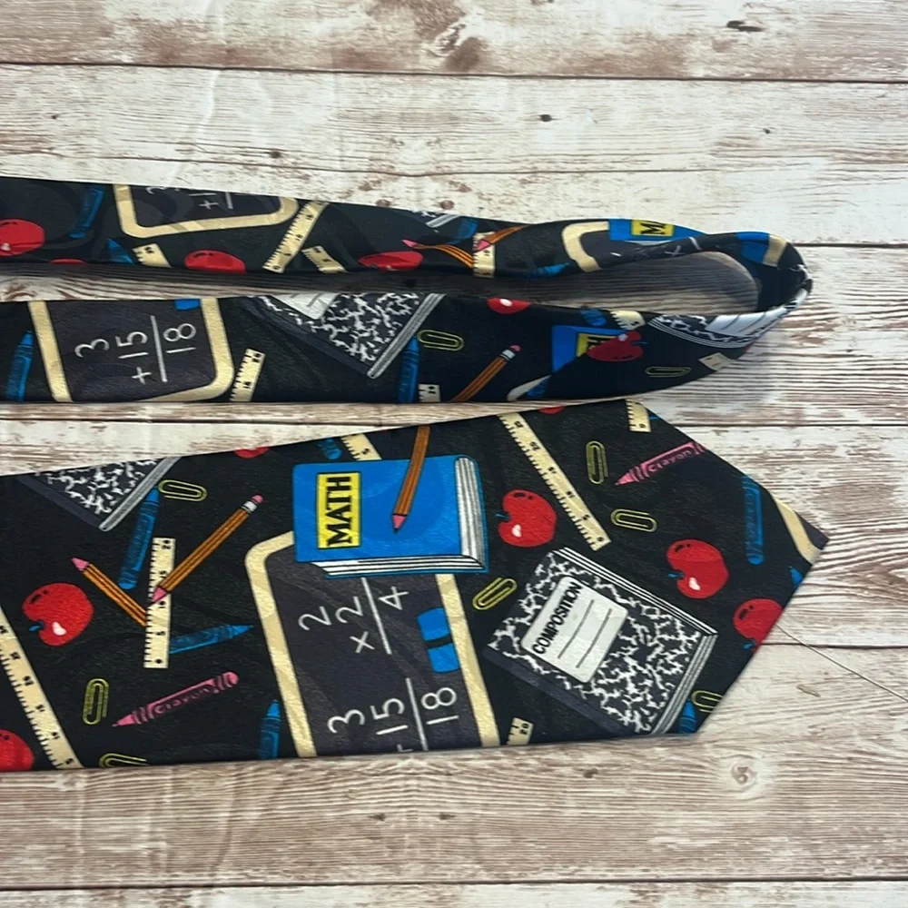 Educational Themed Black Tie